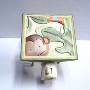 Papagayo by Lambs & Ivy Night Light with Monkey and Toucan Children, Baby Decor